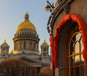 Low angle view of church