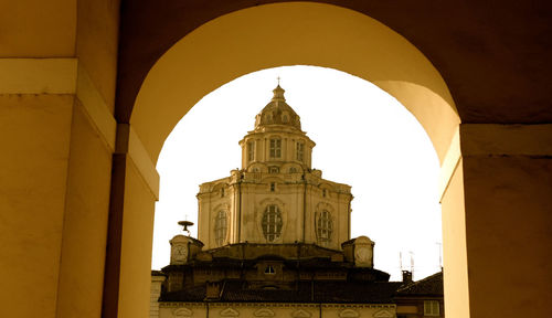 Low angle view of church