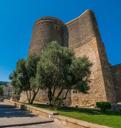 12th-century maiden tower in baku, azerbaijan