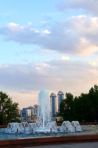 Buildings against sky