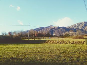 Scenic view of landscape against sky