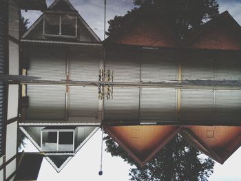 Low angle view of building against sky