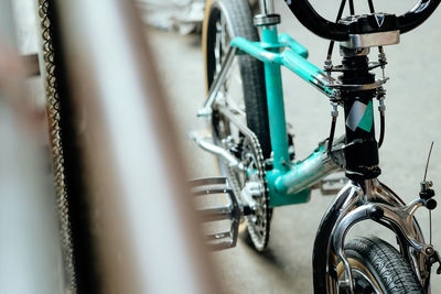 Close-up of bicycle