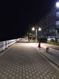 Illuminated city at night