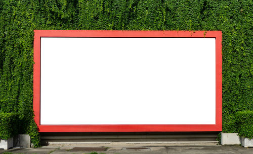 View of red wall