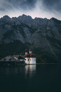 Scenic view at lake königsee