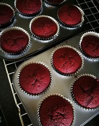 Close-up of cupcakes