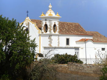 Low angle view of building against sky