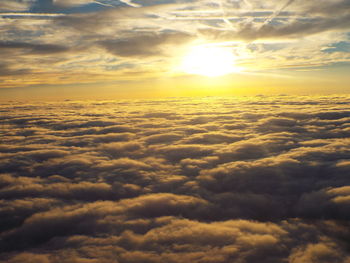 Scenic shot of cloudscape at sunset