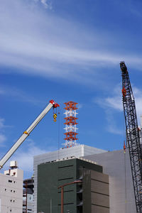 Low angle view of buildings against sky