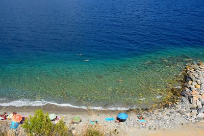 Scenic view of beach