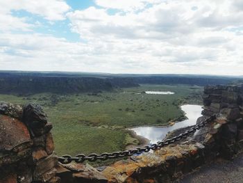 Scenic view of landscape against sky