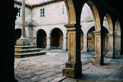 Low angle view of historical building