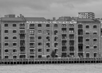 View of building against cloudy sky