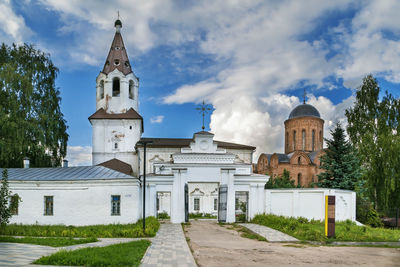 View of church of st. barbara the great martyr and peter and paul church, smolensk, russia