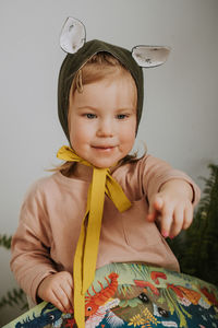 Portrait of a smiling girl