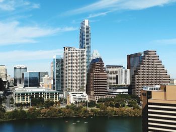 View of skyscrapers against sky