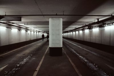 Underground subway station