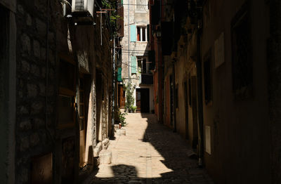 View of an old alley