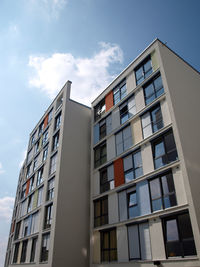 Low angle view of building against sky