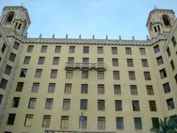 Low angle view of building against sky