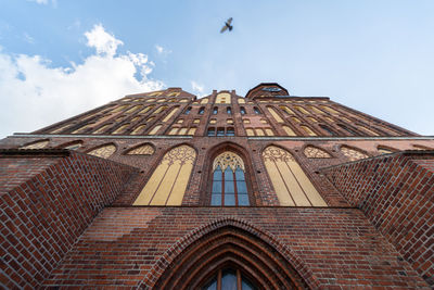 Low angle view of building against sky