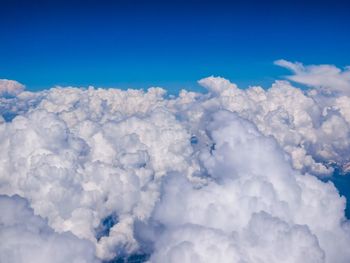 Low angle view of cloudy sky