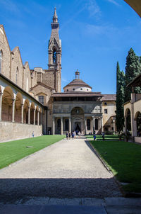 View of historic building against sky