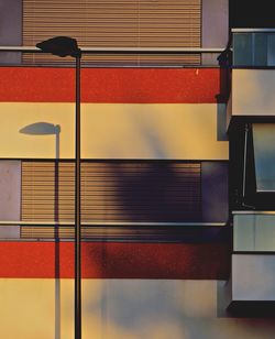 Reflection of orange sky on glass window