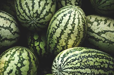 Full frame shot of watermelons for sale at market