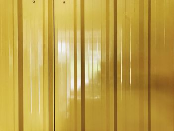 Full frame shot of yellow wall