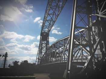 Low angle view of built structure against sky