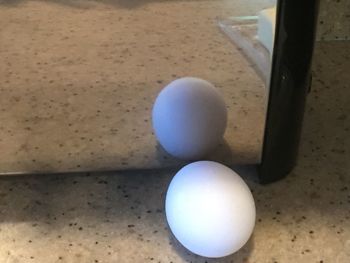 Close-up of object on table