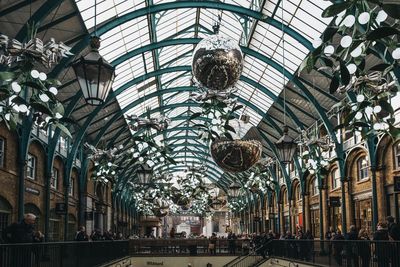 Group of people in shopping mall