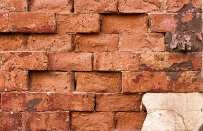 Full frame shot of brick wall