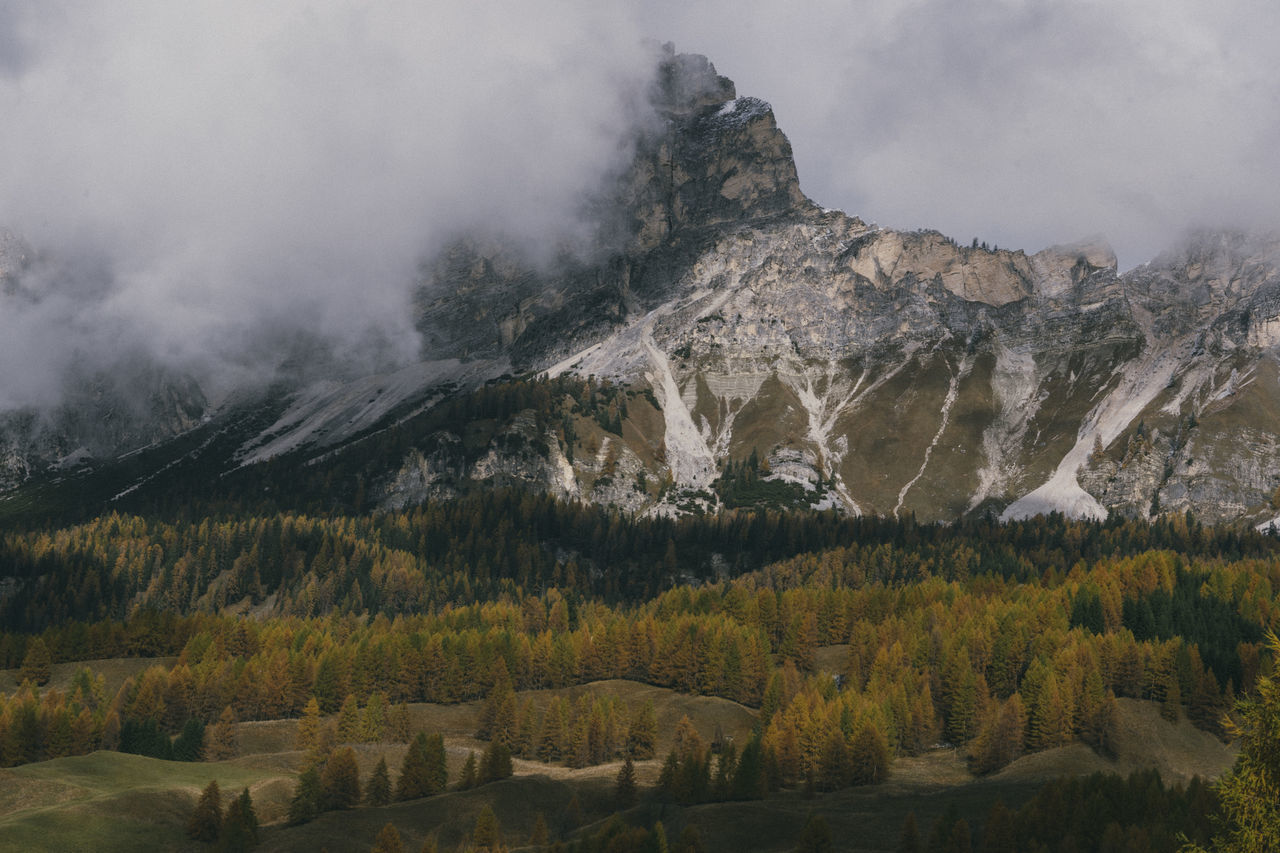 mountain, beauty in nature, tree, scenics - nature, plant, tranquil scene, tranquility, non-urban scene, nature, environment, sky, no people, mountain range, landscape, cloud - sky, water, day, remote, outdoors