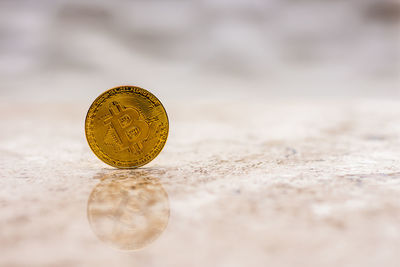 Close-up of coins