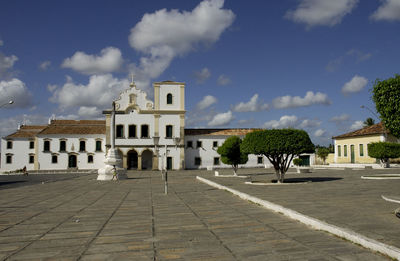 View of historic building against sky