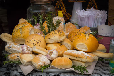 Close-up of sweet food on table