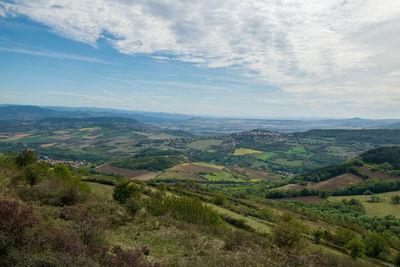 Scenic view of landscape against sky