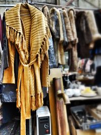 Close-up of market stall for sale