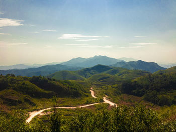 Scenic view of landscape against sky