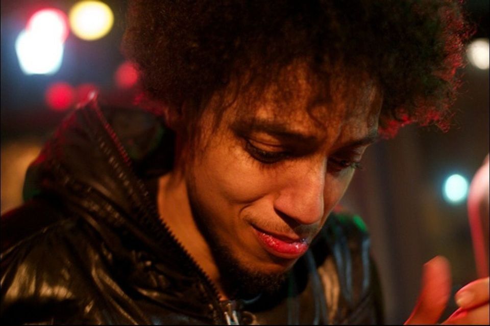 headshot, person, lifestyles, focus on foreground, close-up, young adult, leisure activity, portrait, human face, looking at camera, head and shoulders, front view, young men, smiling, mid adult, night