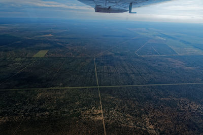 Aerial view of landscape