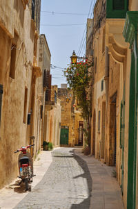 Street amidst buildings in city