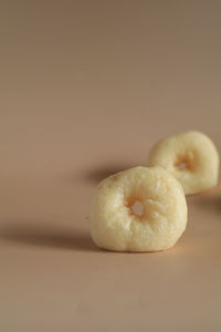 Close-up of apple on table