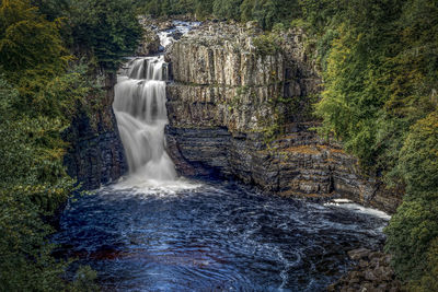 Waterfall in forest