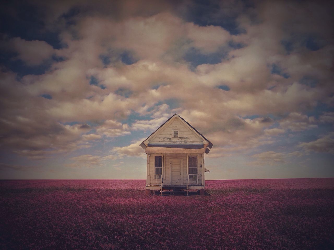 sky, no people, cloud - sky, sea, built structure, outdoors, architecture, building exterior, landscape, nature, scenics, beauty in nature, beach, day, lifeguard hut