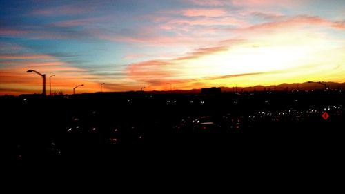 View of sky at sunset