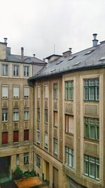 Residential buildings against sky